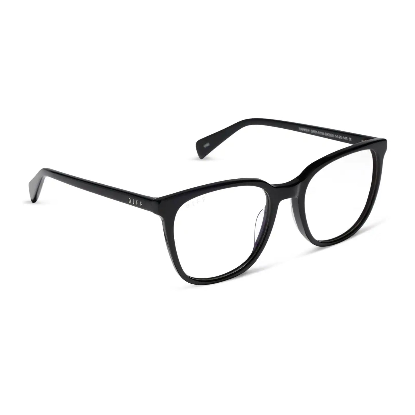 PARKER - BLACK + GLASSES