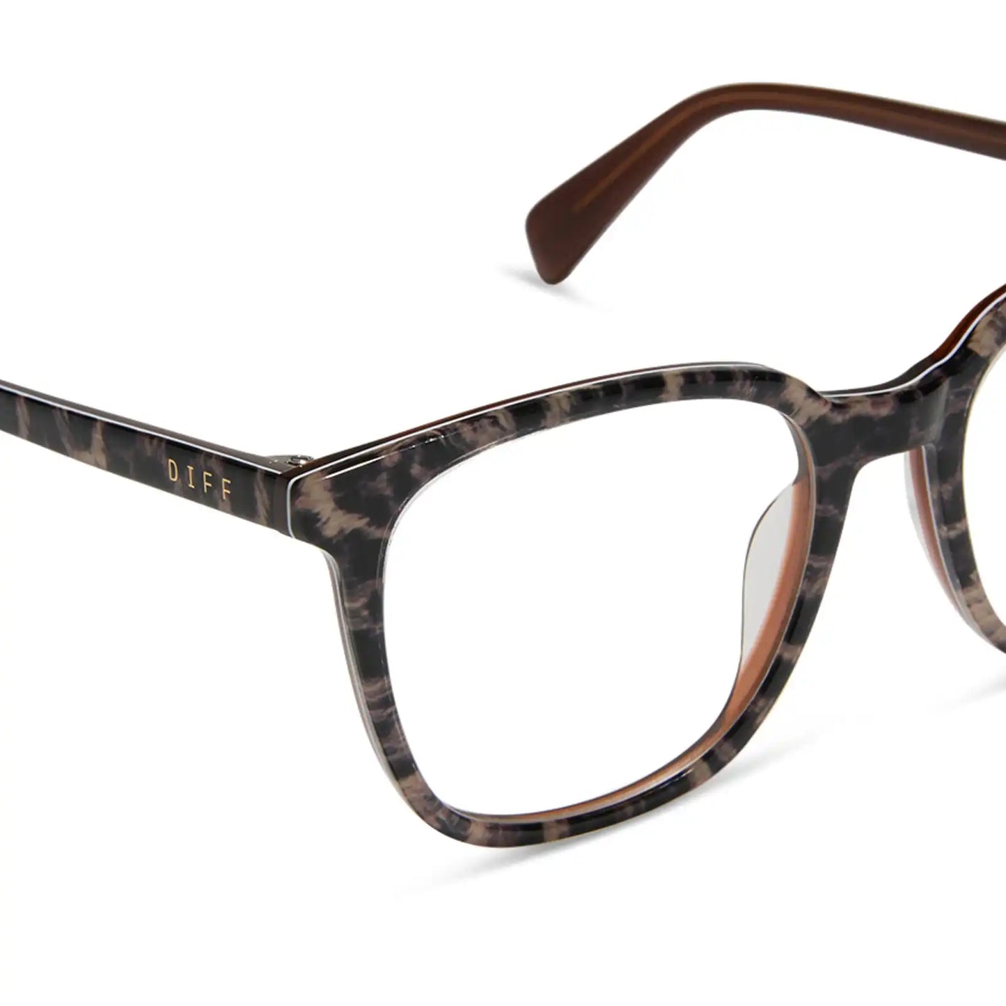 PARKER - LEOPARD TORTOISE + BLUE LIGHT GLASSES