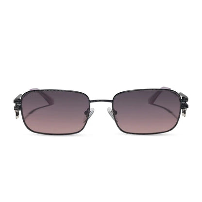 KYLIE - GUNMETAL + MAUVE + SUNGLASSES