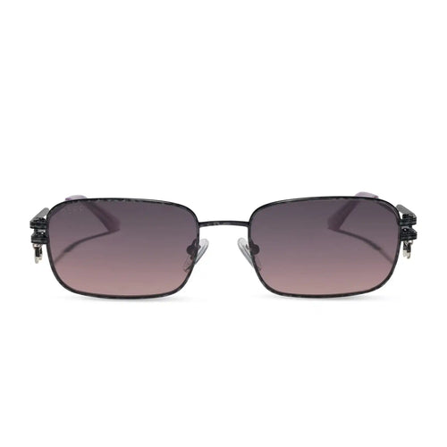 KYLIE - GUNMETAL + MAUVE + SUNGLASSES