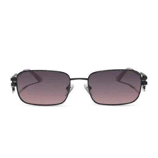 KYLIE - GUNMETAL + MAUVE + SUNGLASSES