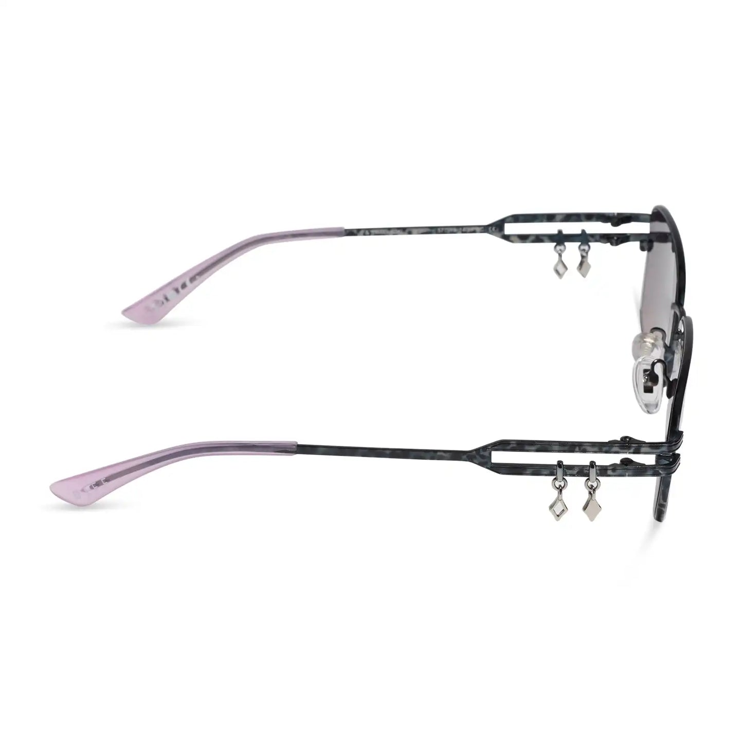 KYLIE - GUNMETAL + MAUVE + SUNGLASSES