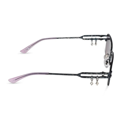 KYLIE - GUNMETAL + MAUVE + SUNGLASSES