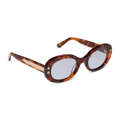 SALLY - TORTOISE + LIGHT BLUE + SUNGLASSES