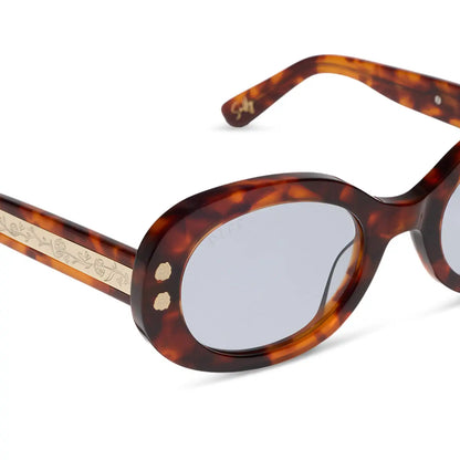 SALLY - TORTOISE + LIGHT BLUE + SUNGLASSES