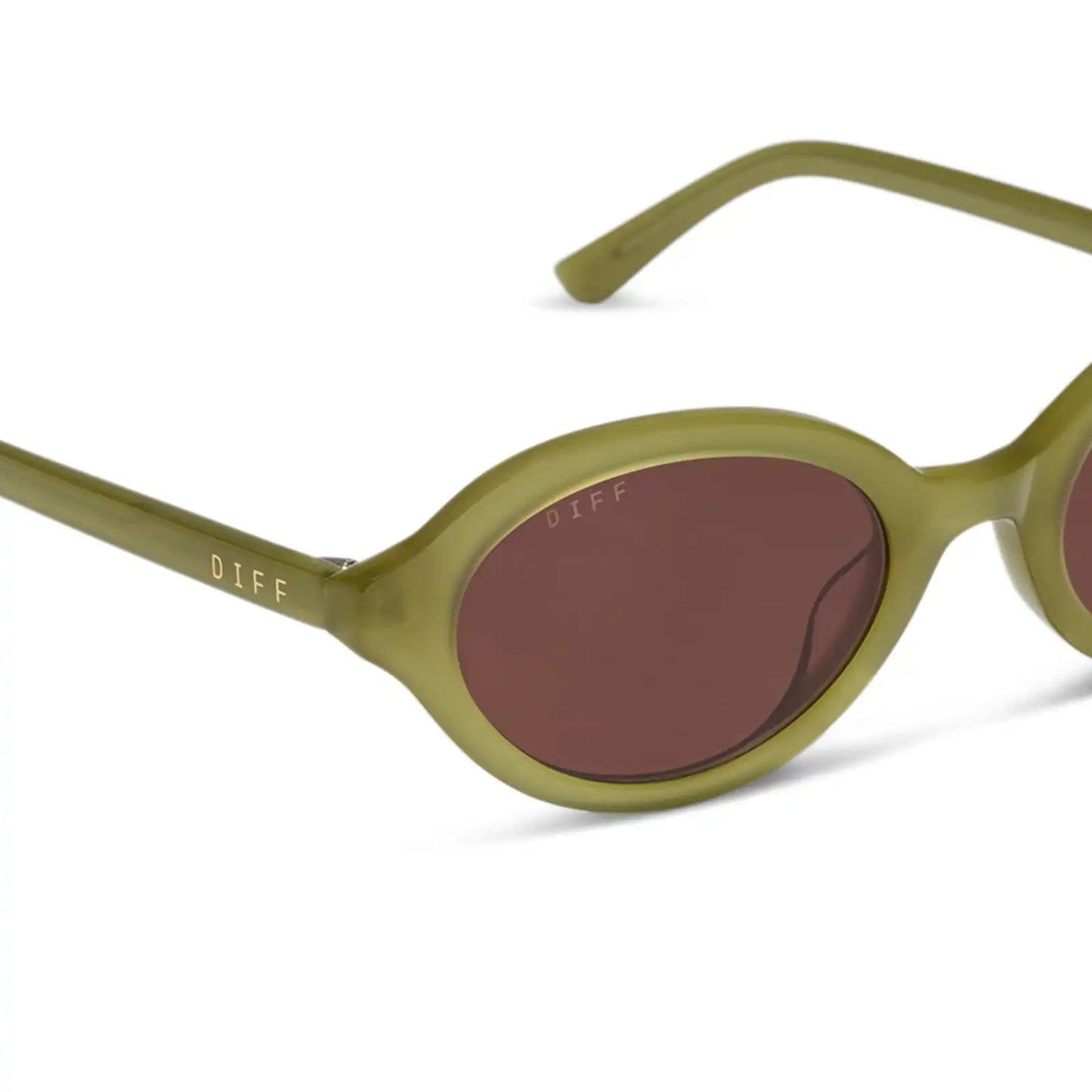 JULIA - OAKMOSS GREEN + BROWN SUNGLASSES