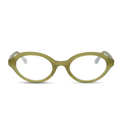 JULIA - OAKMOSS GREEN + GLASSES