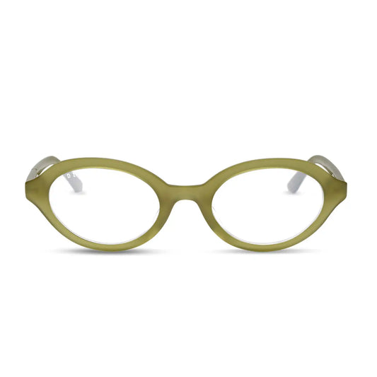 JULIA - OAKMOSS GREEN + GLASSES