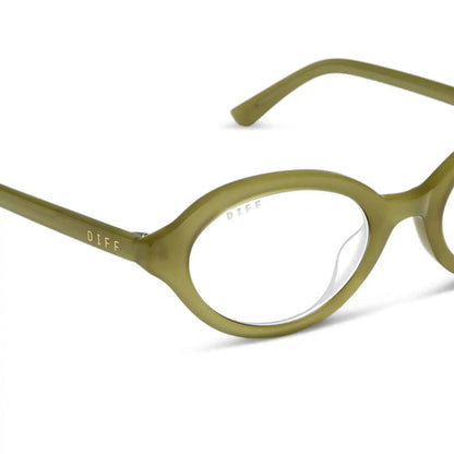 JULIA - OAKMOSS GREEN + GLASSES