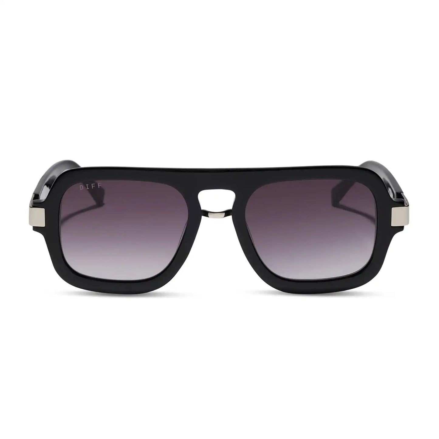 NAOMI - BLACK + GREY GRADIENT SUNGLASSES
