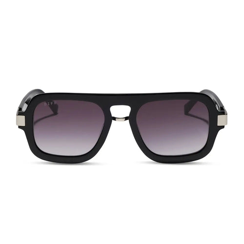 NAOMI - BLACK + GREY GRADIENT SUNGLASSES