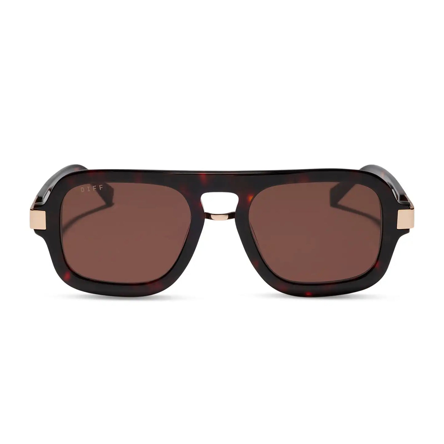 NAOMI - CEDAR TORTOISE + BROWN SUNGLASSES