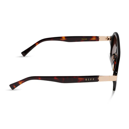 NAOMI - CEDAR TORTOISE + BROWN SUNGLASSES
