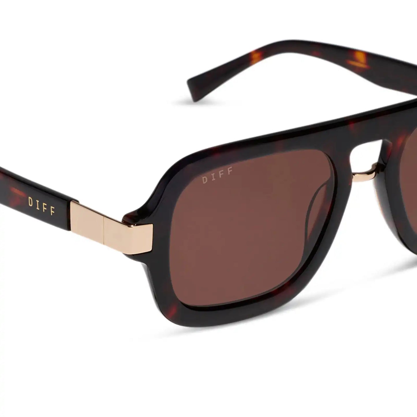 NAOMI - CEDAR TORTOISE + BROWN SUNGLASSES