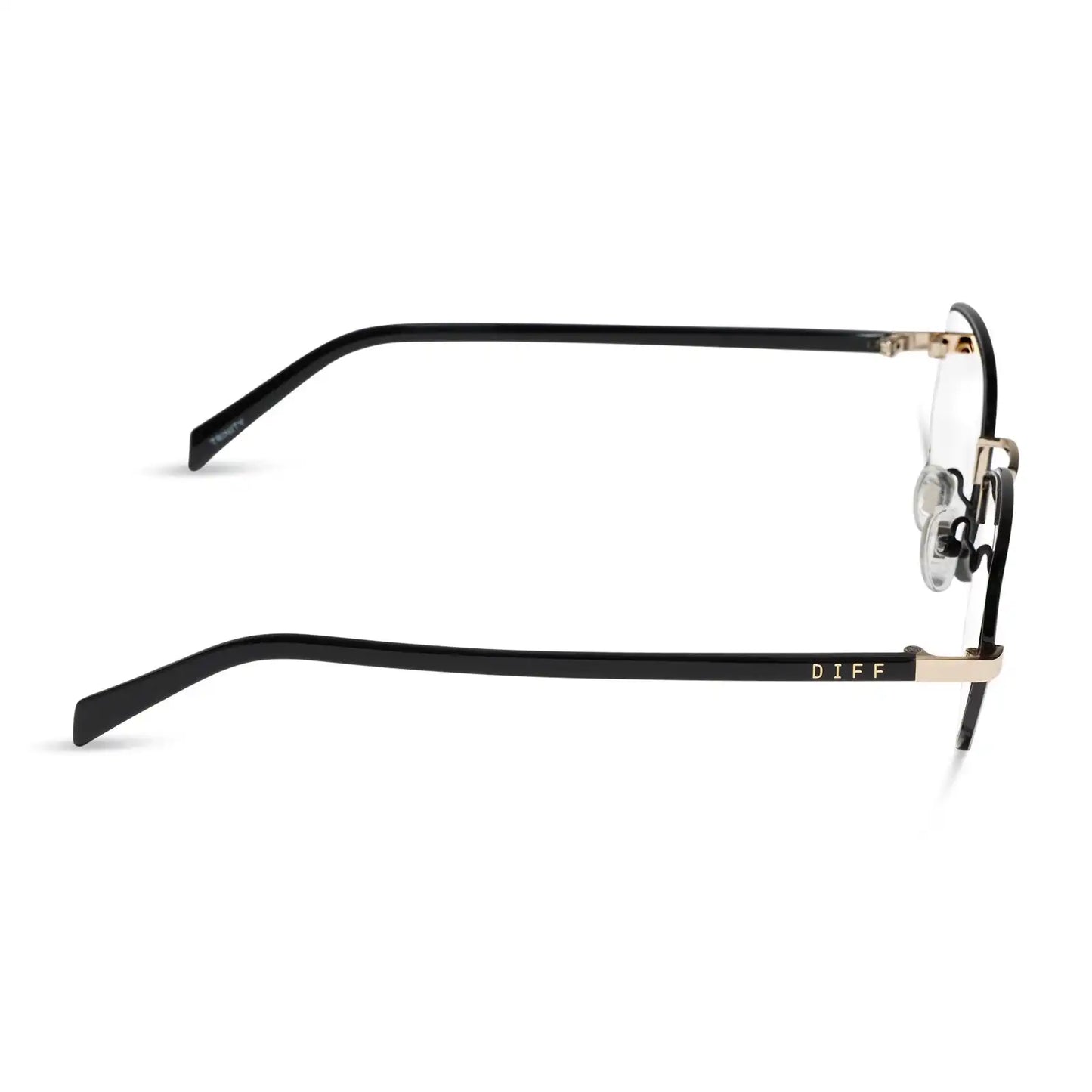 TRINITY - BLACK + GOLD + BLACK TEMPLES + GLASSES