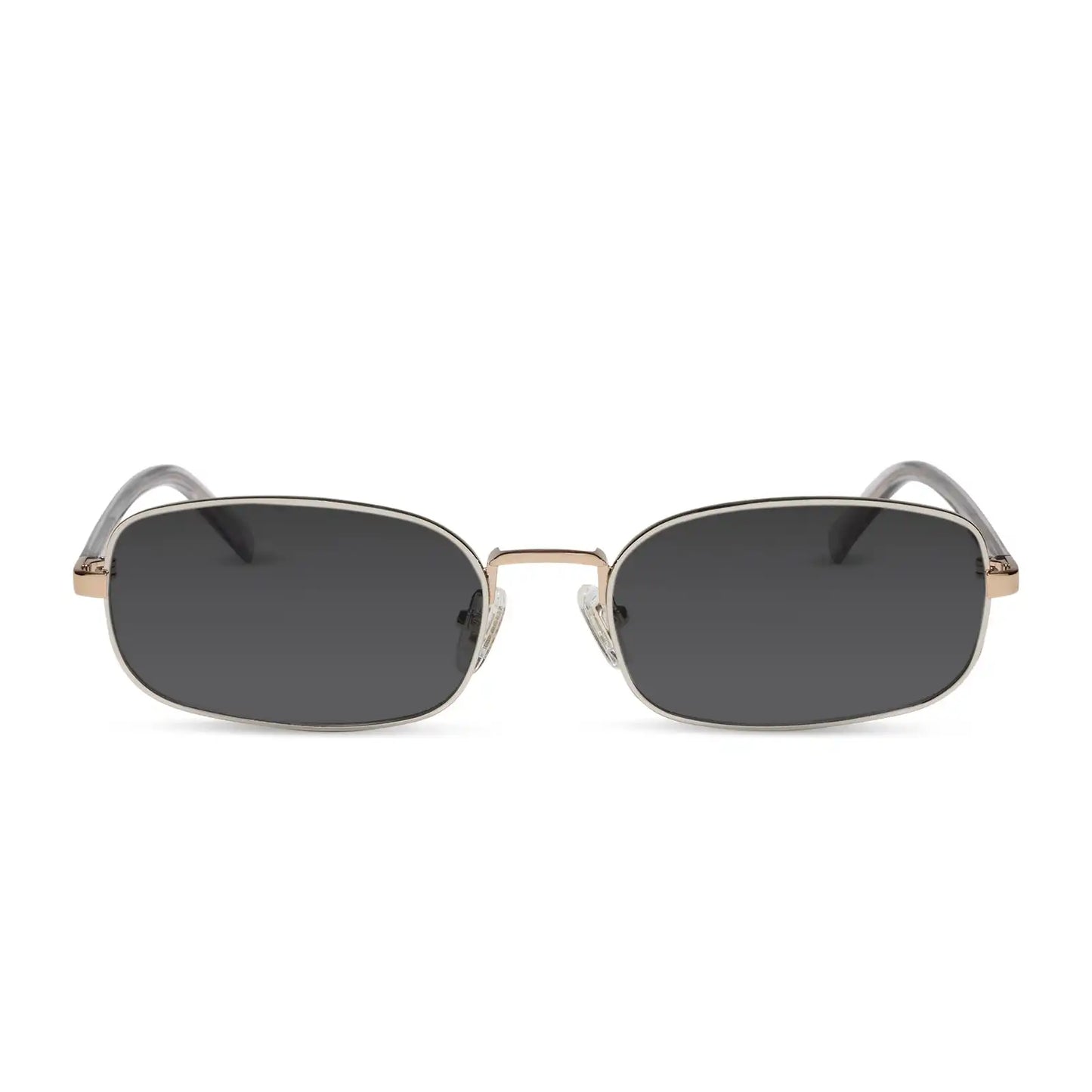 TRINITY - SILVER + GOLD + LIGHT GREY CRYSTAL TEMPLES + GLASSES