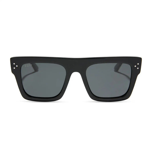 ROBERTS - BLACK + GREY + POLARIZED SUNGLASSES