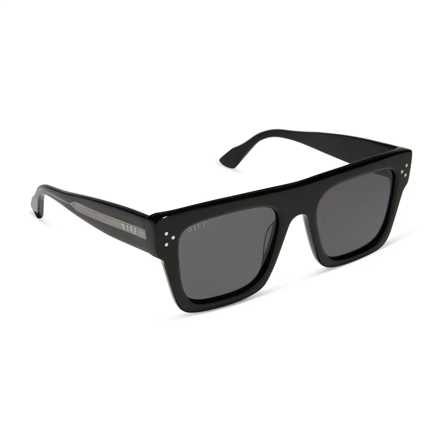 ROBERTS - BLACK + GREY + POLARIZED SUNGLASSES