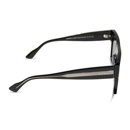 ROBERTS - BLACK + GREY + POLARIZED SUNGLASSES