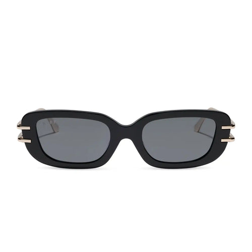 SABINE - BLACK + GREY + POLARIZED + SUNGLASSES