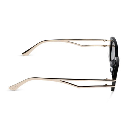 SABINE - BLACK + GREY + POLARIZED + SUNGLASSES