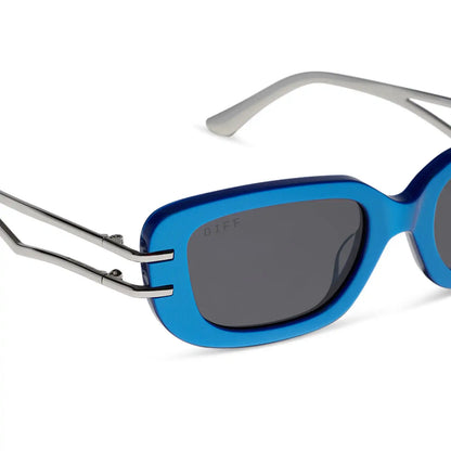 SABINE - LUMINOUS BLUE + GREY + SUNGLASSES