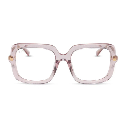 SANDRA - LIGHT PINK CRYSTAL + GLASSES