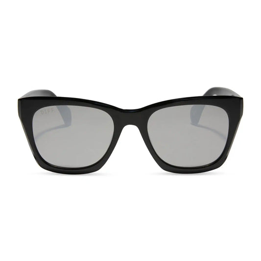 SEAN - BLACK + GREY MIRROR SUNGLASSES