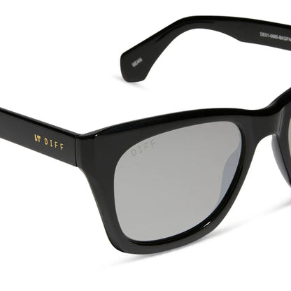 SEAN - BLACK + GREY MIRROR SUNGLASSES