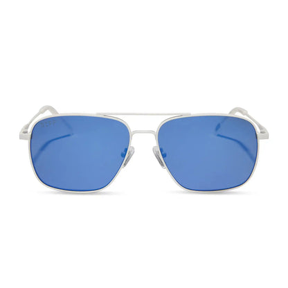 BLUE SQUADRON - REBEL PILOT + WHITE + BLUE MIRROR SUNGLASSES