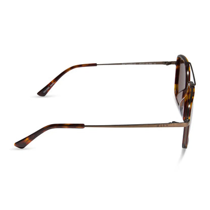 COLONEL WARD - BRONZE + BROWN FLASH SUNGLASSES