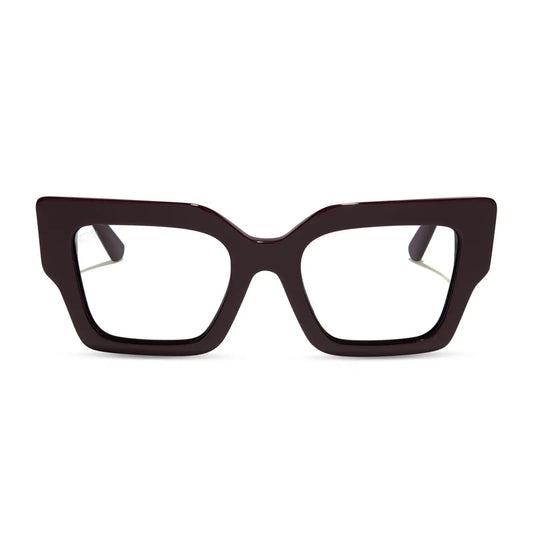 GENERAL LEIA™ - REGAL AUBERGINE CRYSTAL + GLASSES