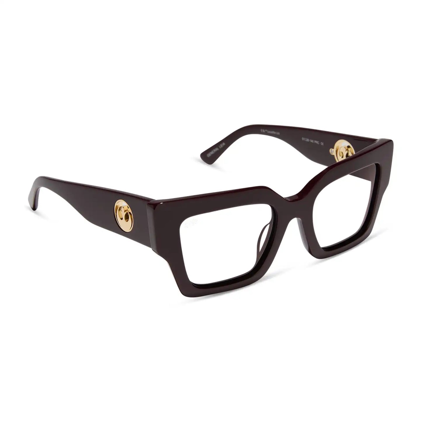 GENERAL LEIA™ - REGAL AUBERGINE CRYSTAL + GLASSES