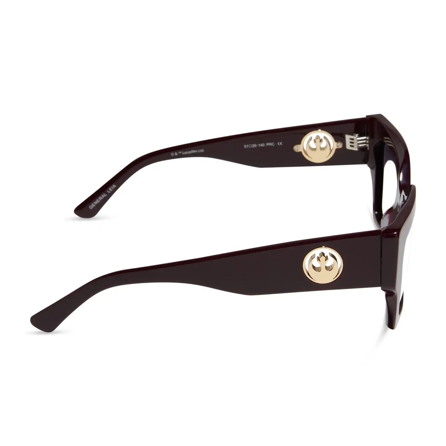 GENERAL LEIA™ - REGAL AUBERGINE CRYSTAL + GLASSES