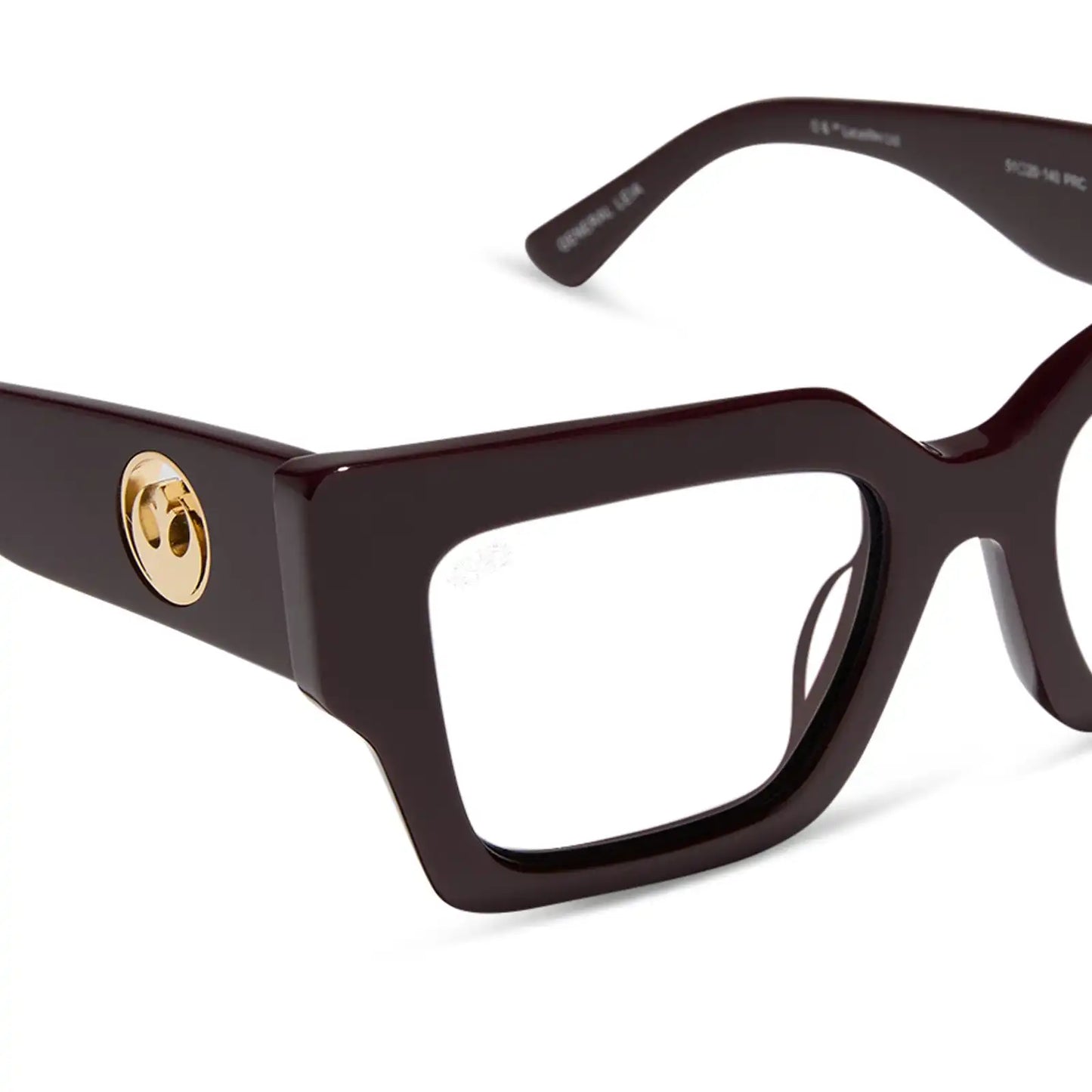 GENERAL LEIA™ - REGAL AUBERGINE CRYSTAL + GLASSES