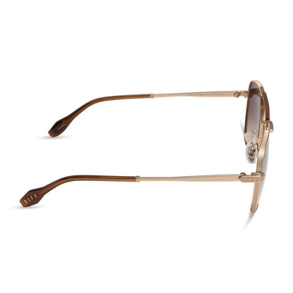I'M A SONG - MATTE GOLD + BROWN GRADIENT + SUNGLASSES