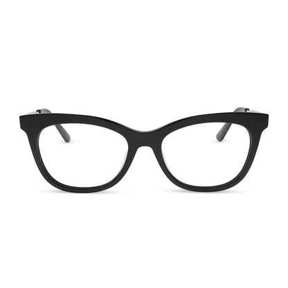 SYLVIA - BLACK + GLASSES