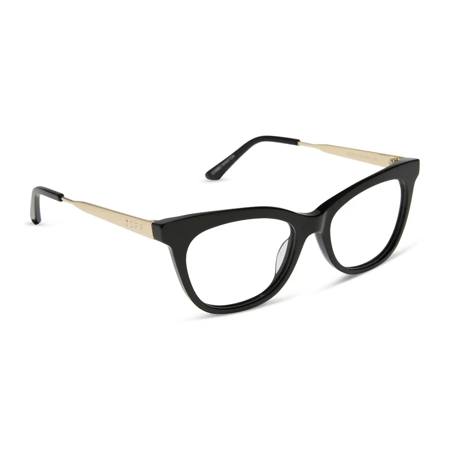 SYLVIA - BLACK + GLASSES