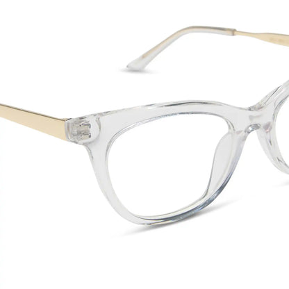 SYLVIA - CRYSTAL CLEAR + GLASSES