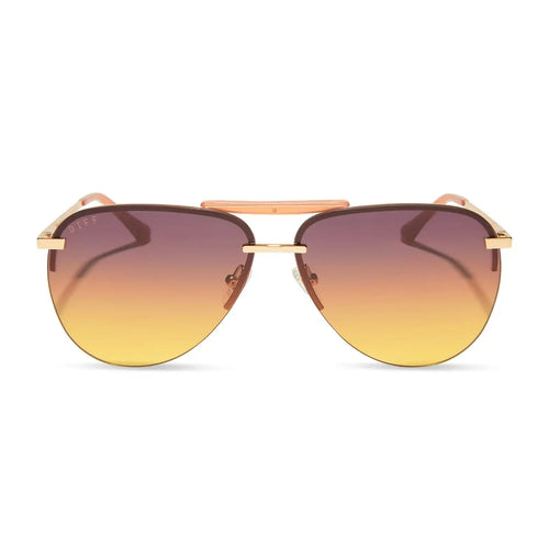TAHOE - GOLD + INCA GRADIENT SUNGLASSES
