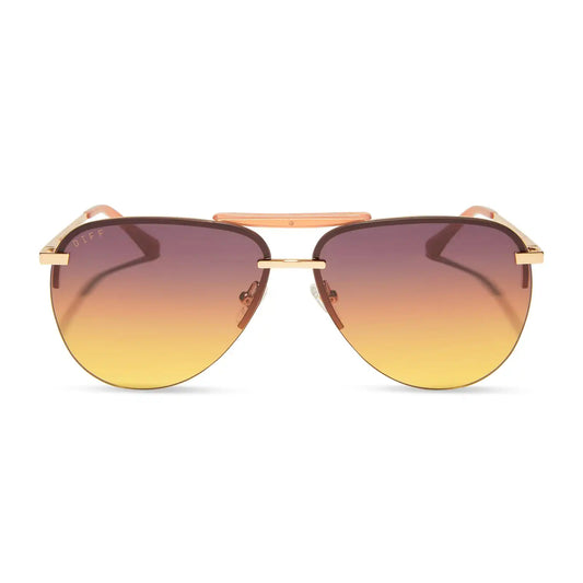TAHOE - GOLD + INCA GRADIENT SUNGLASSES