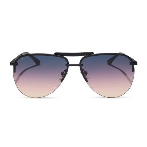 TAHOE - MATTE BLACK + TWILIGHT GRADIENT SUNGLASSES