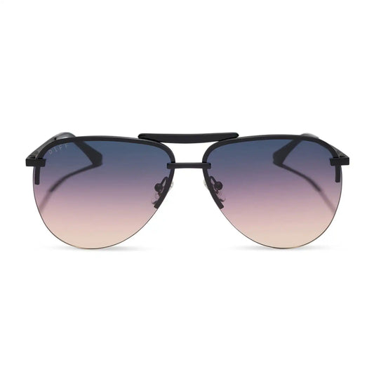 TAHOE - MATTE BLACK + TWILIGHT GRADIENT SUNGLASSES