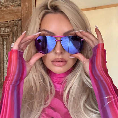 TAHOE - PINK RUSH METALLIC + PINK RUSH MIRROR SUNGLASSES