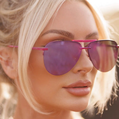 TAHOE - PINK RUSH METALLIC + PINK RUSH MIRROR SUNGLASSES