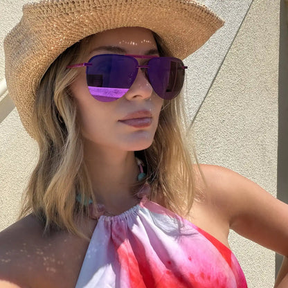 TAHOE - PINK RUSH METALLIC + PINK RUSH MIRROR SUNGLASSES
