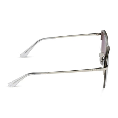 TAHOE - SILVER + SLATE GRADIENT FLASH + POLARIZED SUNGLASSES