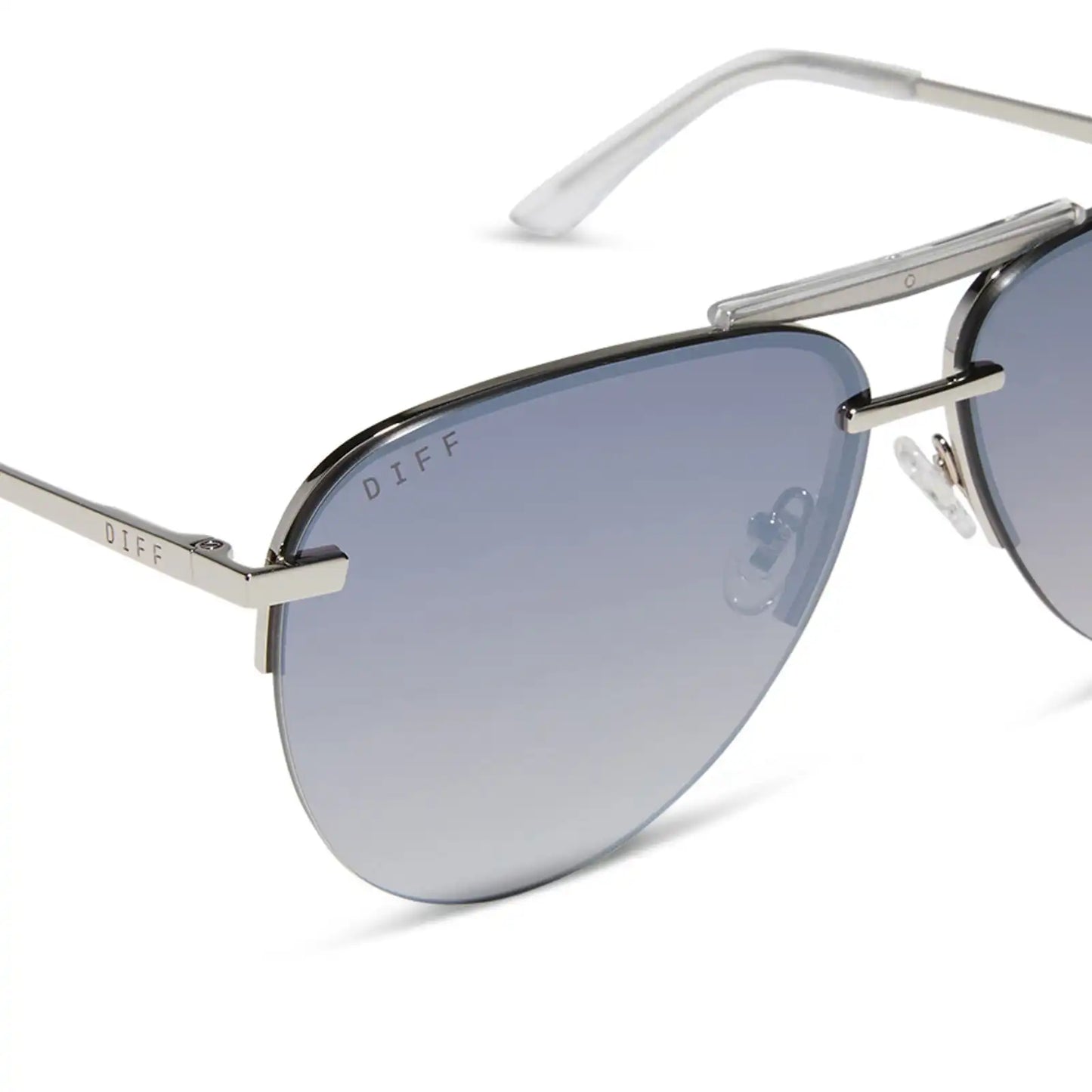 TAHOE - SILVER + SLATE GRADIENT FLASH + POLARIZED SUNGLASSES