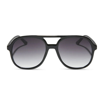TEAGAN - BLACK + GREY GRADIENT SUNGLASSES