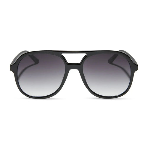 TEAGAN - BLACK + GREY GRADIENT SUNGLASSES